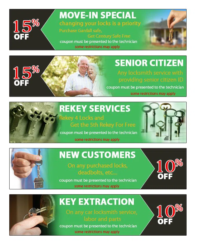 Lock Safe Services Toms River, NJ 732-589-7093 - coupon23-set-five